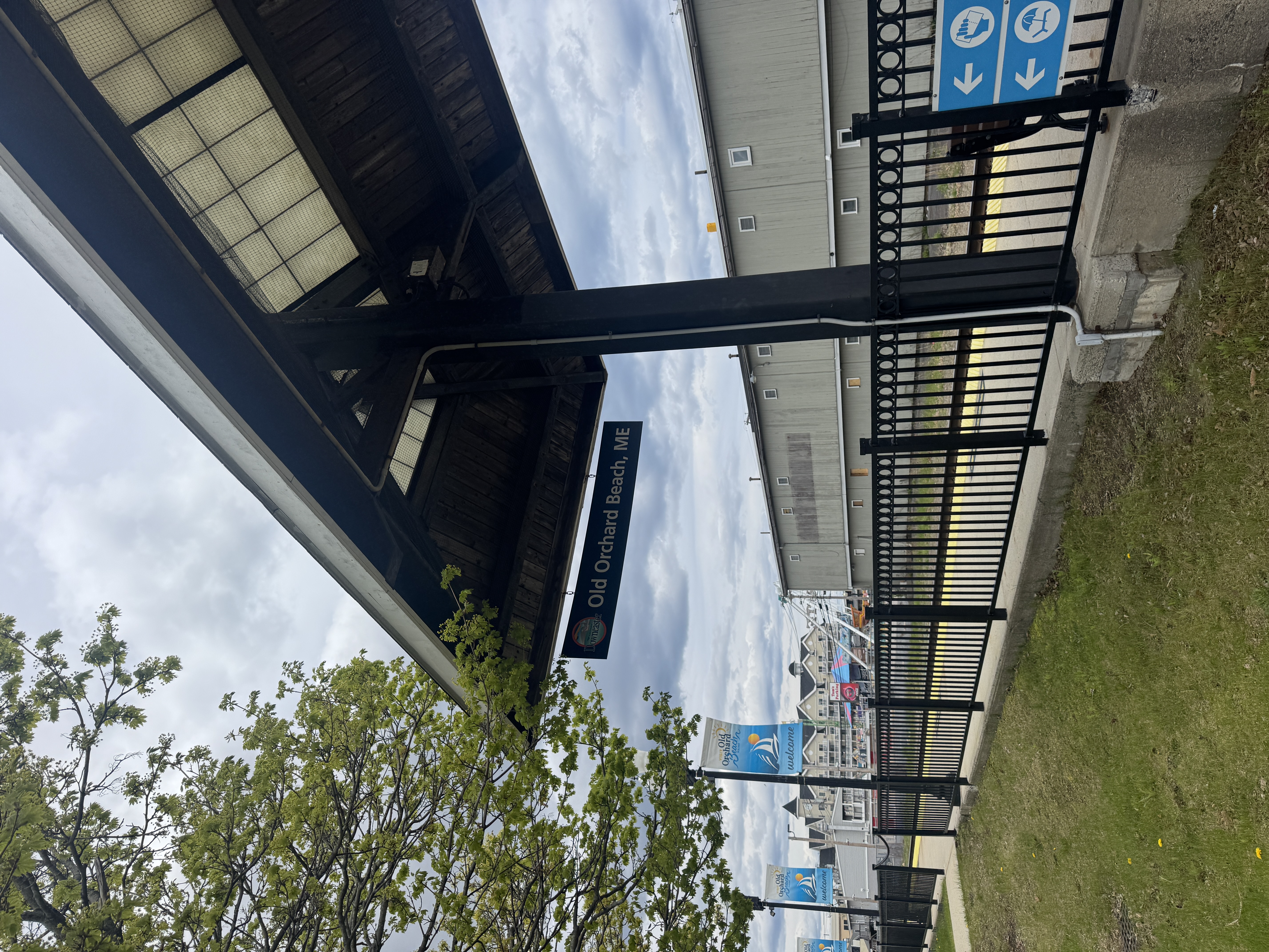 Old Orchard Beach Downeaster station platform